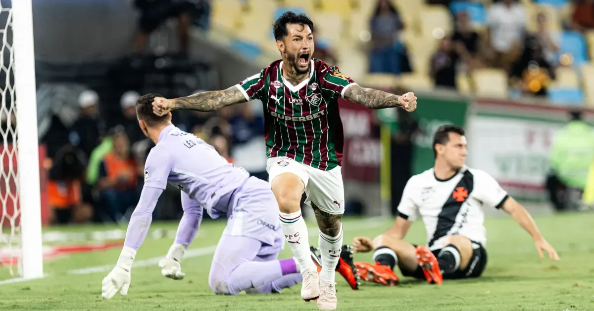 Fluminense vence o Vasco no Maracanã e deixa rival na zona de rebaixamento