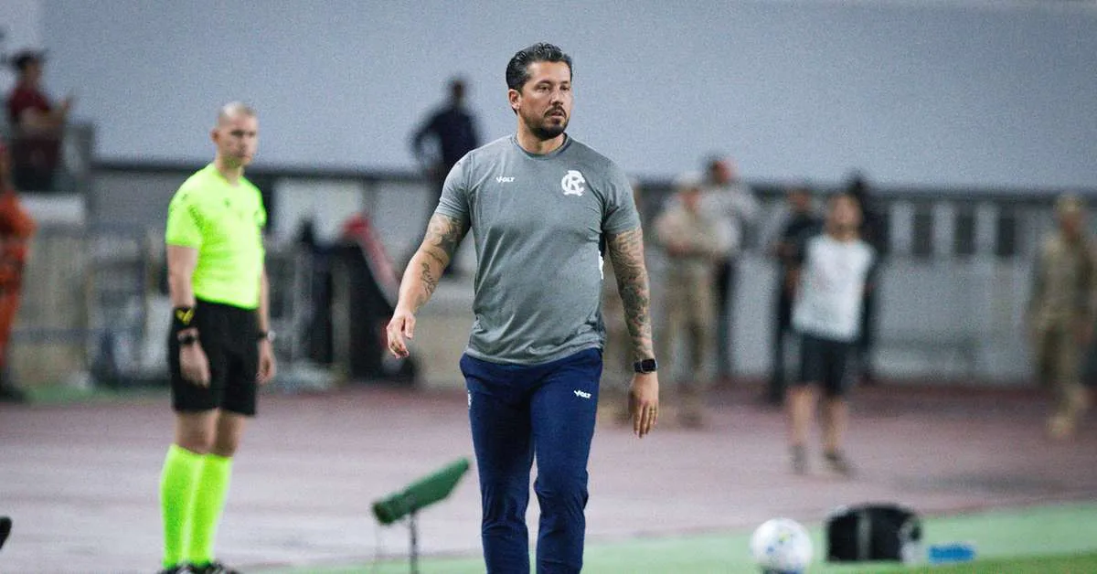 Carpini vê pontos a corrigir no Remo após derrota para o Santos