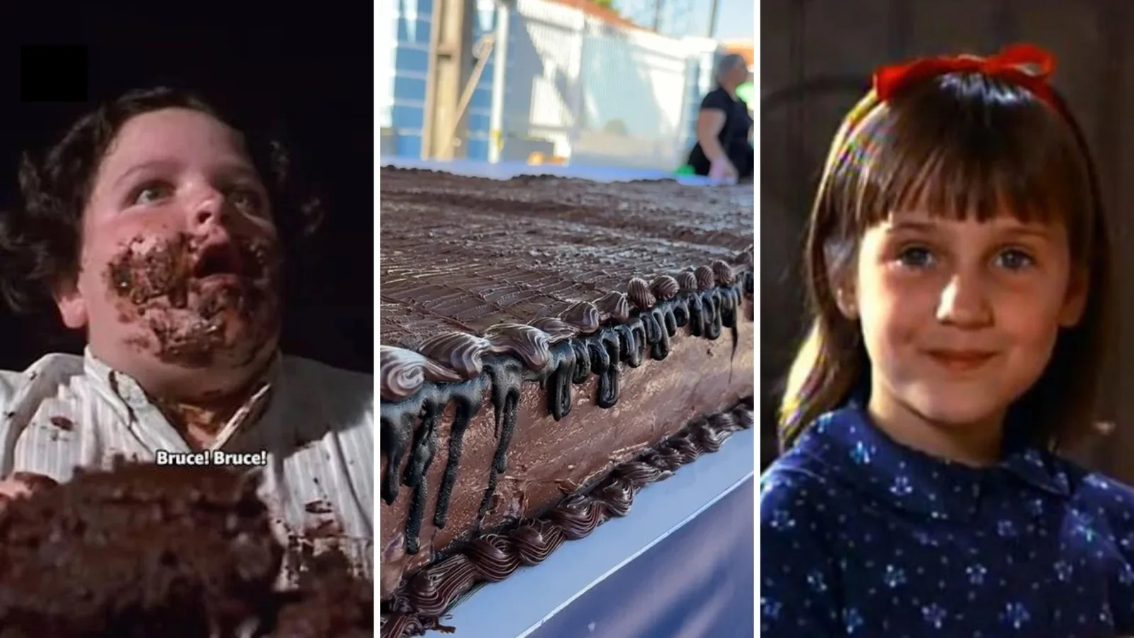 Bolo de chocolate de 2 toneladas inspirado em ‘Matilda’ é feito no Paraná