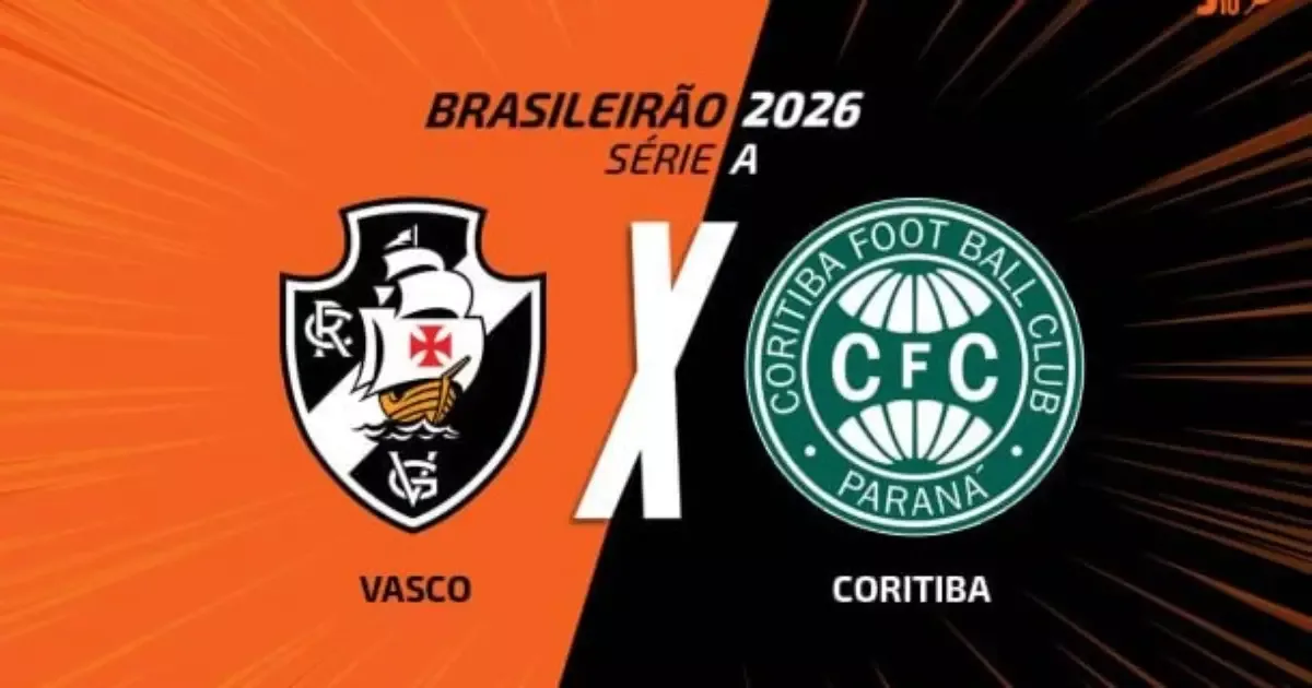 Vasco e Coritiba duelam pelo Brasileiro com objetivos distintos na tabela