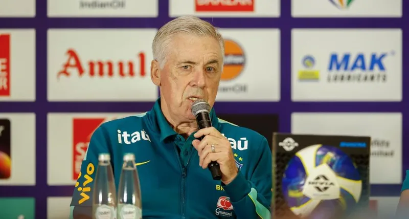 Ancelotti amplia testes e vê evolução do Brasil após Data Fifa