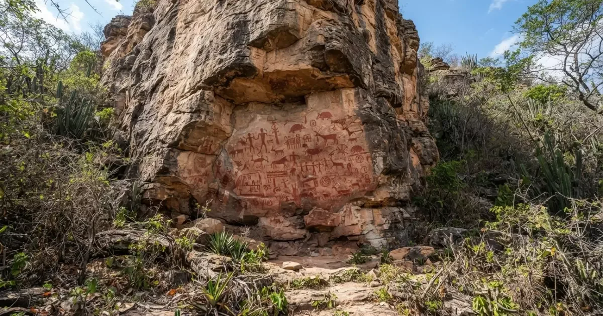 Serra da Capivara reúne sítios arqueológicos e pinturas rupestres no Piauí