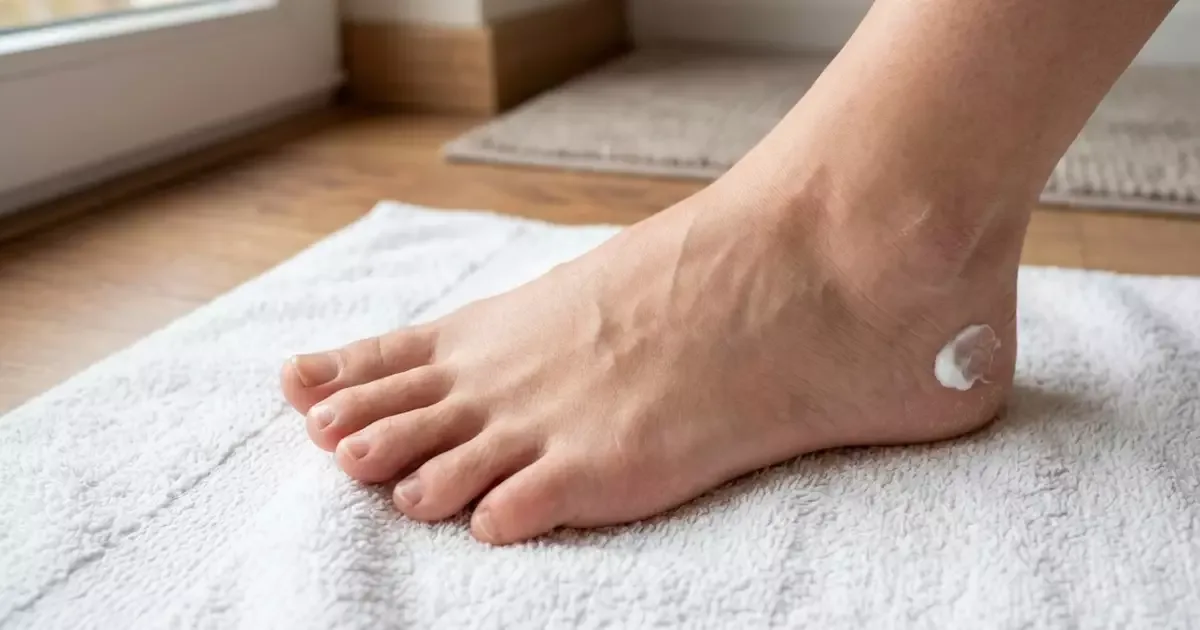 Cuidados simples após o banho ajudam a proteger a pele dos pés