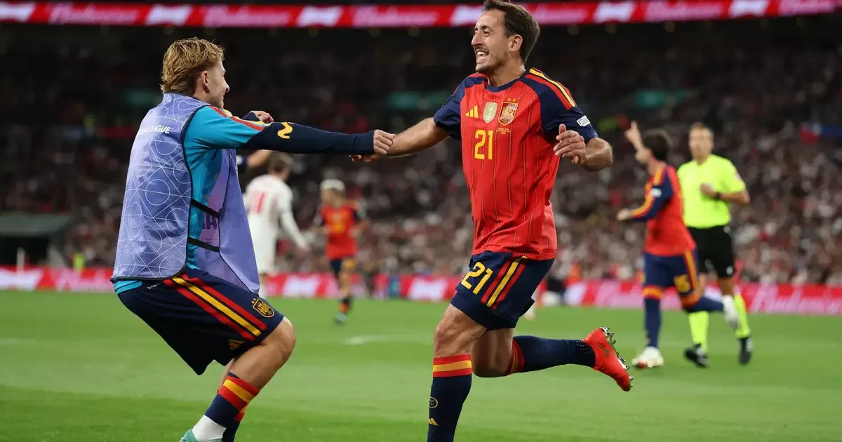 Espanha supera Inglaterra por 3 a 2 em partida disputada em Wembley