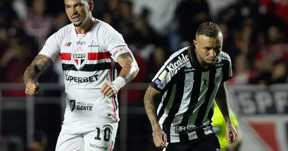 São Paulo mantém patrocínio de bet em clássico contra o Santos