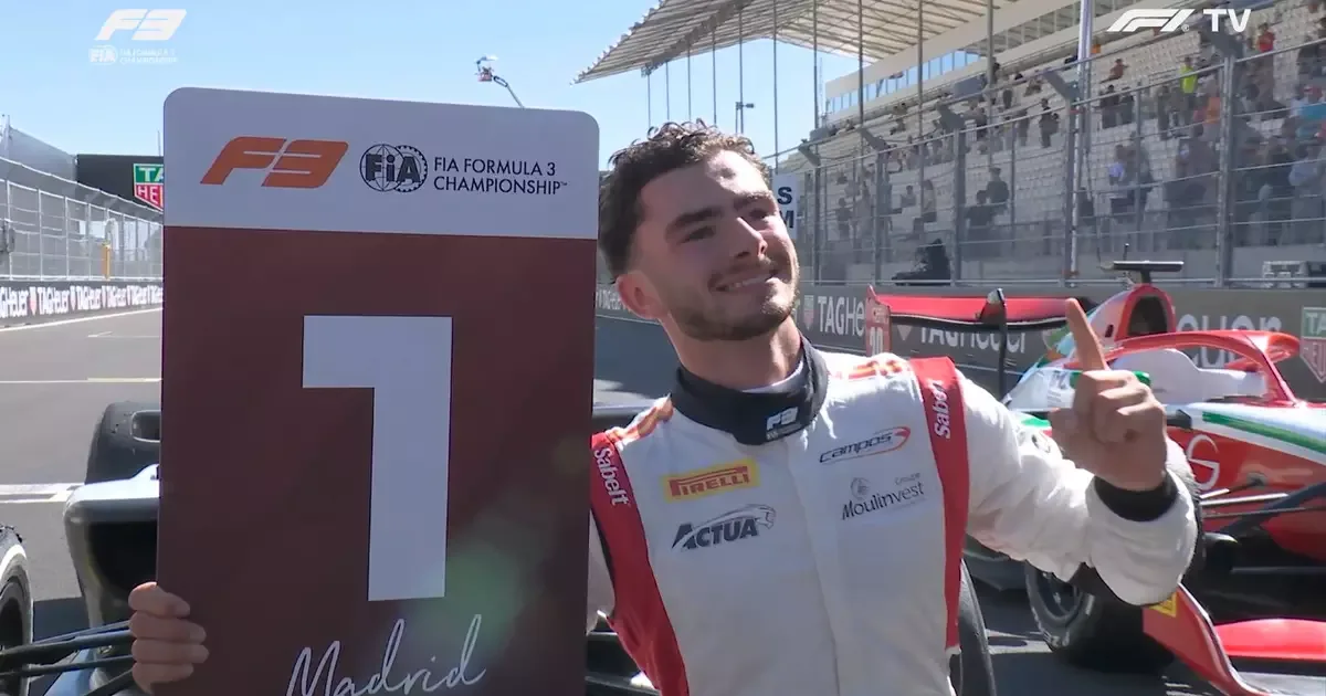 Theóphile Naël ganha Sprint da F3 em Madrid; Pedro Clerot termina em 11º