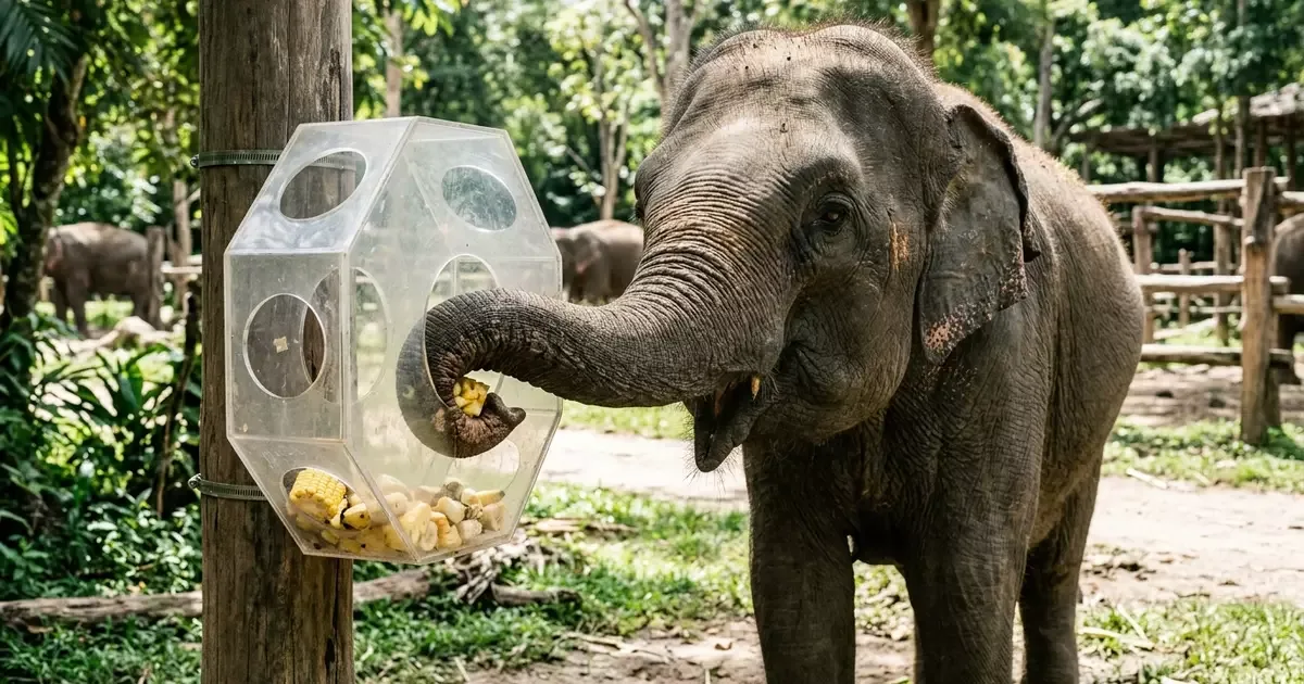 Elefantes mudam estratégia para alcançar alimento, aponta pesquisa na Tailândia