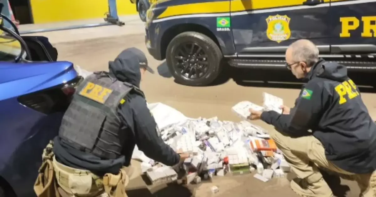 PRF prende motorista com medicamentos irregulares na BR-386, em Sarandi