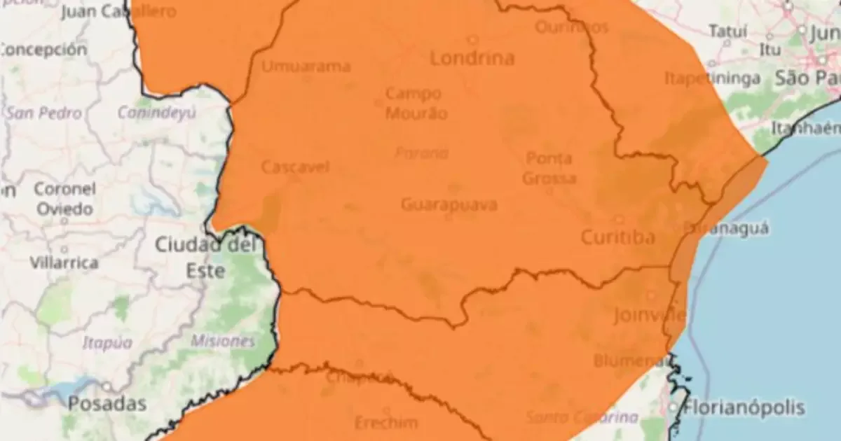 Inmet alerta para tempestades em regiões de São Paulo neste domingo