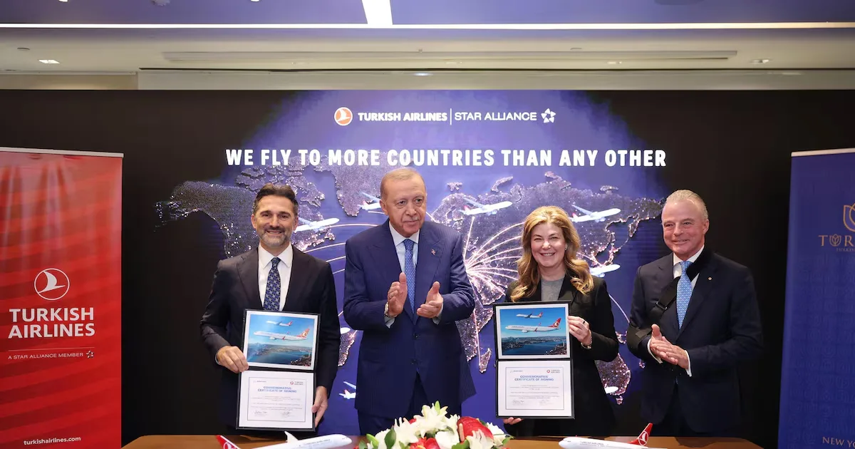 Turkish Airlines planeja receber 150 aviões da Boeing até 2037