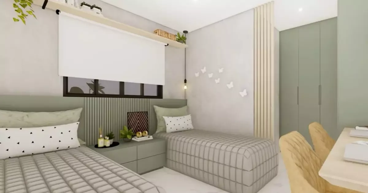 Como organizar um quarto compartilhado por irmãos
