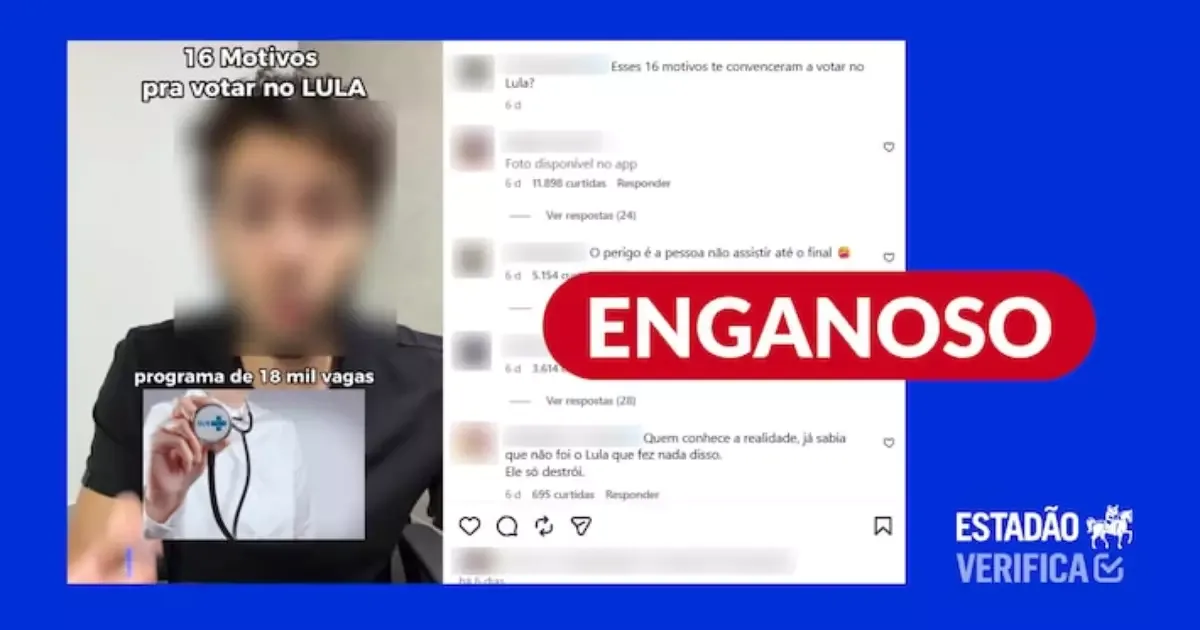Vídeo atribui ao governo Bolsonaro medidas anteriores, posteriores ou com dados errados