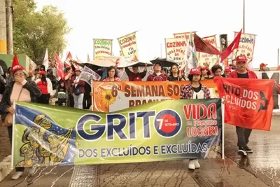 Grito dos Excluídos reúne atos por moradia, saúde e fim da escala 6×1
