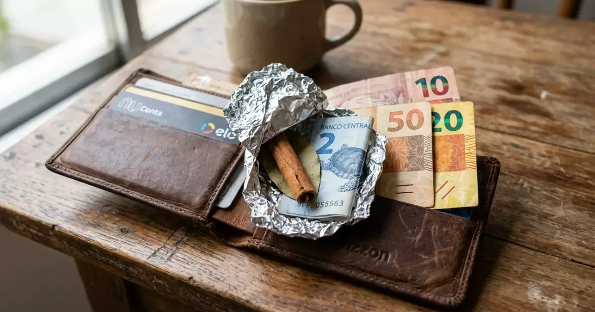 Canela na carteira simboliza prosperidade, mas não atrai dinheiro