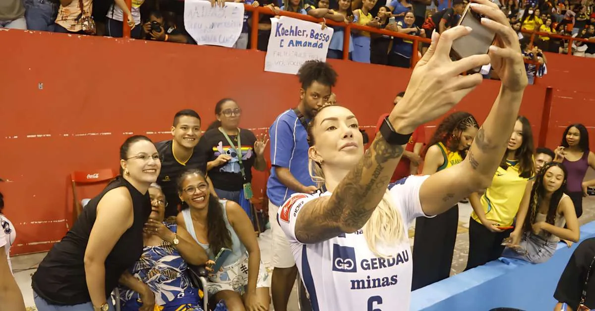 Thaisa destaca carinho da torcida em estreia do Minas na Brasil Cup em Belém