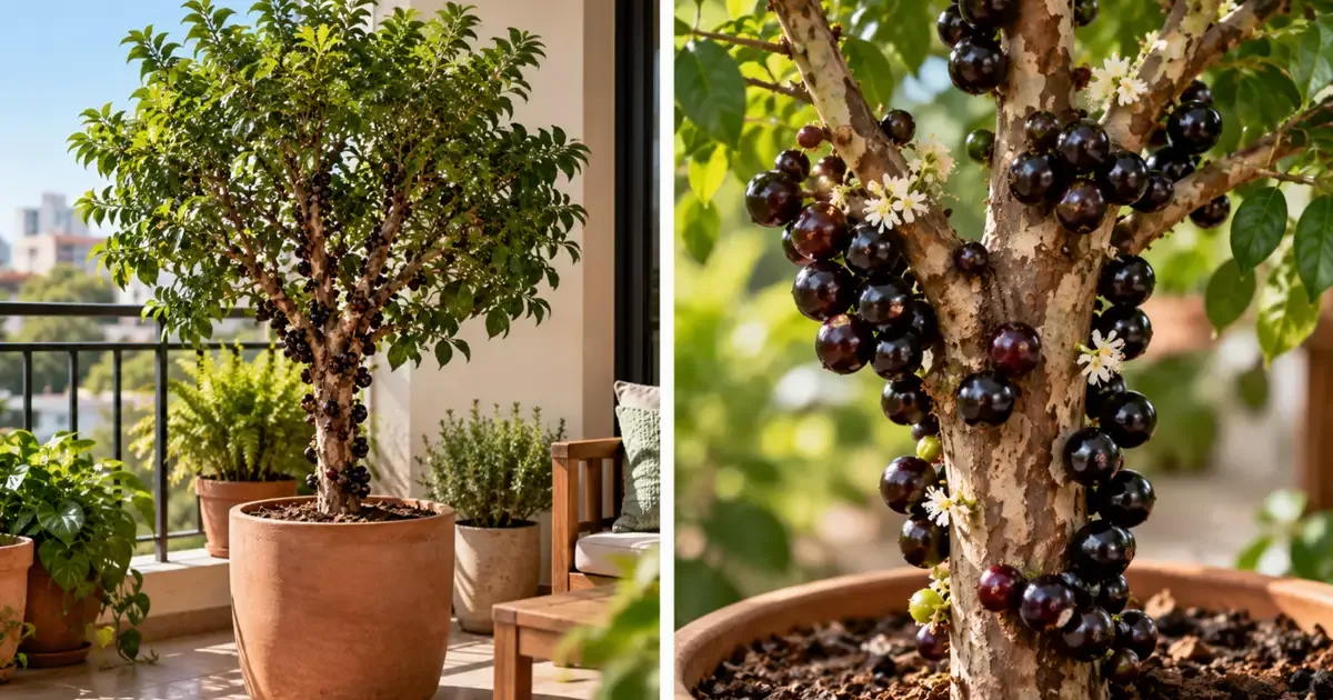 Jabuticabeira pode ser cultivada em vaso e produzir em espaços pequenos
