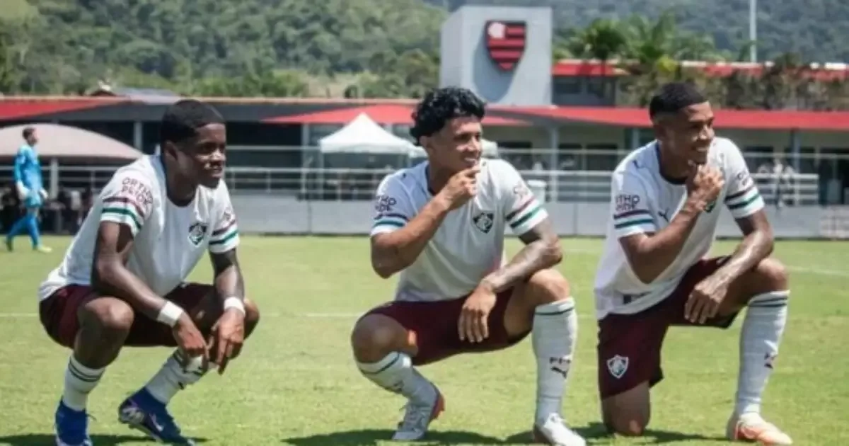 Fluminense vence Flamengo por 3 a 1 e encosta na liderança do Carioca Sub-20