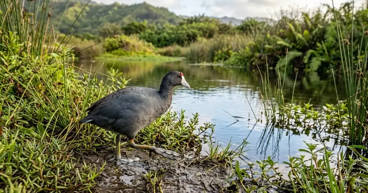 Mangue-vermelho reduz áreas de alimentação de aves nativas no Havaí