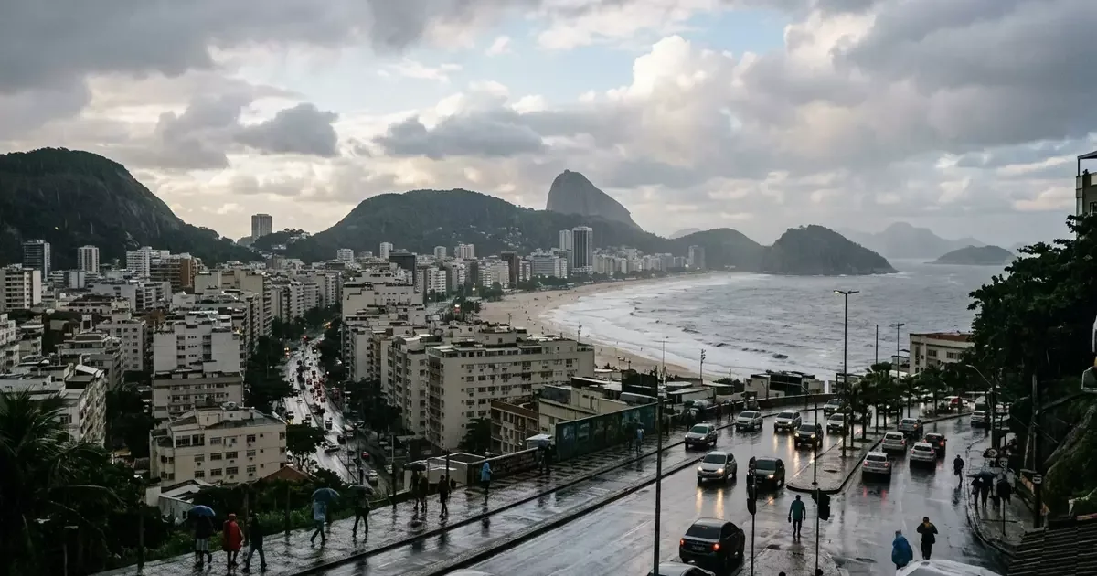 Rio de Janeiro terá chuva passageira e temperaturas entre 15°C e 22°C