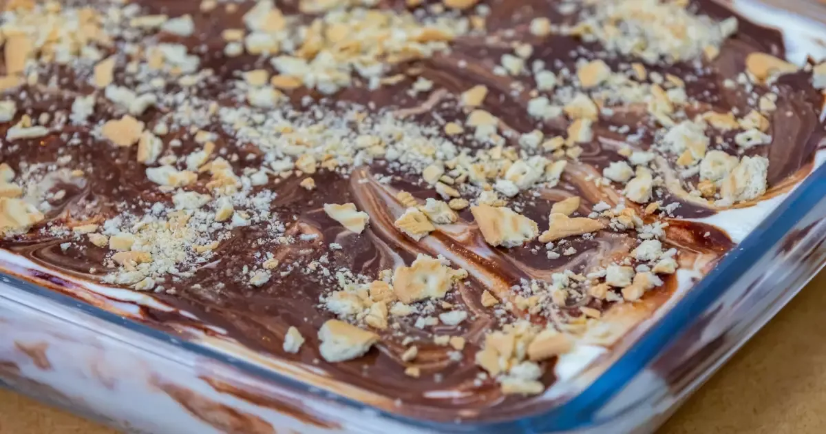 Pavê fit com 3 ingredientes fica pronto após 20 minutos na geladeira