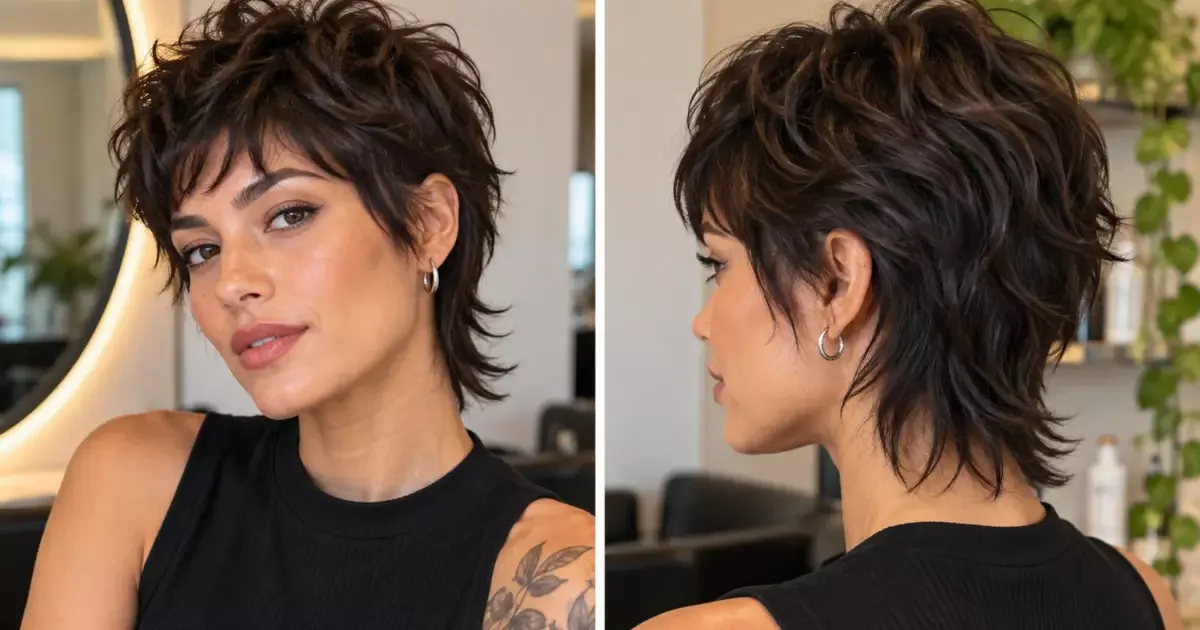 Mixie cut combina topo curto, nuca alongada e pontas desconectadas
