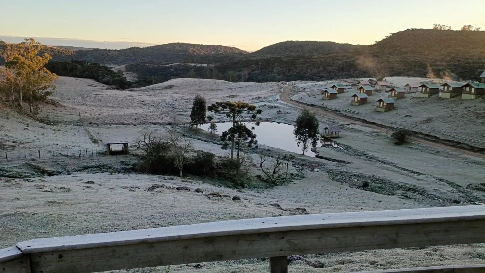 Serra Gaúcha registra neve e mínima de -3,8°C após avanço de ar polar