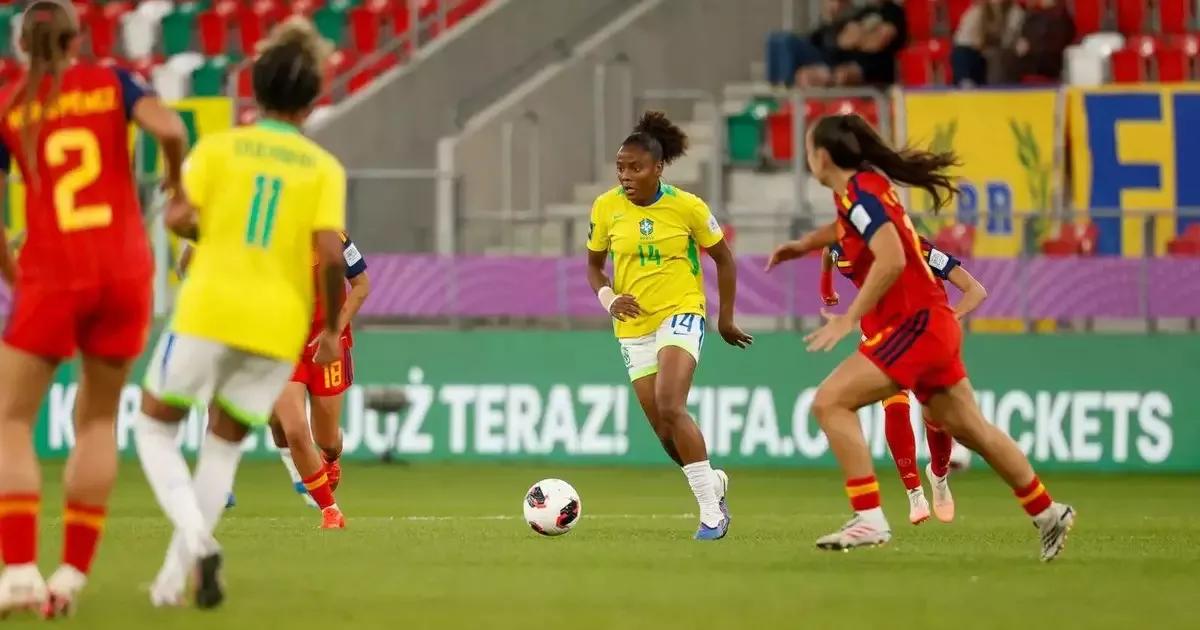 Brasil é eliminado pela Espanha nas quartas do Mundial Sub-20 feminino