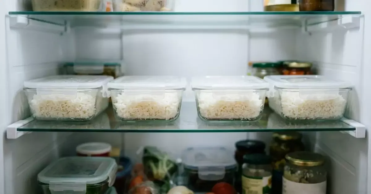 Como resfriar e guardar arroz cozido com mais segurança