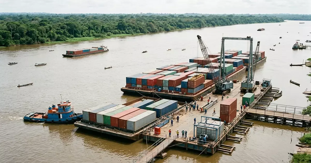 Decisão da Antaq permite transferência de cargas entre navios e balsas em Itacoatiara