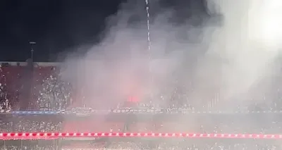 Sinalizadores provocam fumaça e correria no Morumbis durante São Paulo x Atlético-MG