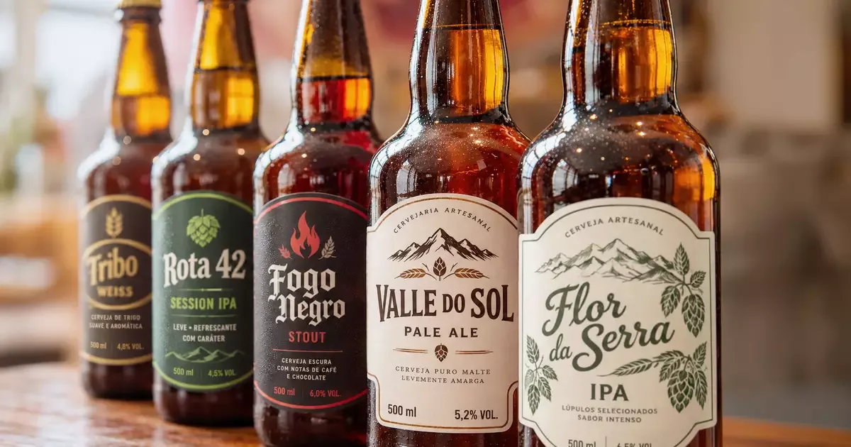 Cervejarias artesanais ampliam demanda por rótulos personalizados