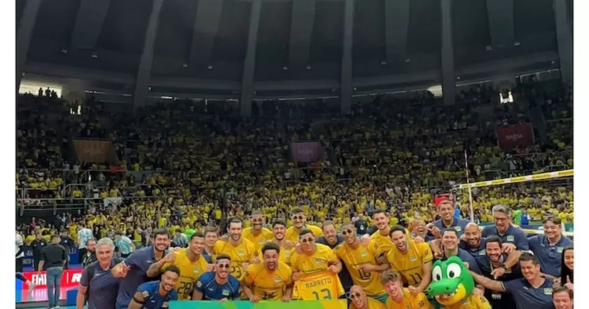 Brasil bate Argentina, conquista Sul-Americano e garante vaga olímpica no vôlei