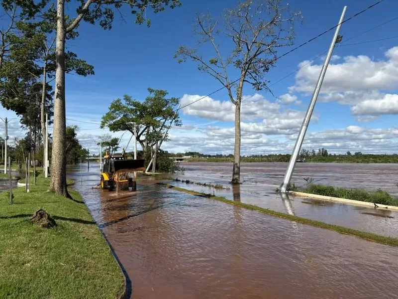 Rios sobem no Rio Grande do Sul, e Guaíba entra novamente em condição de cheia