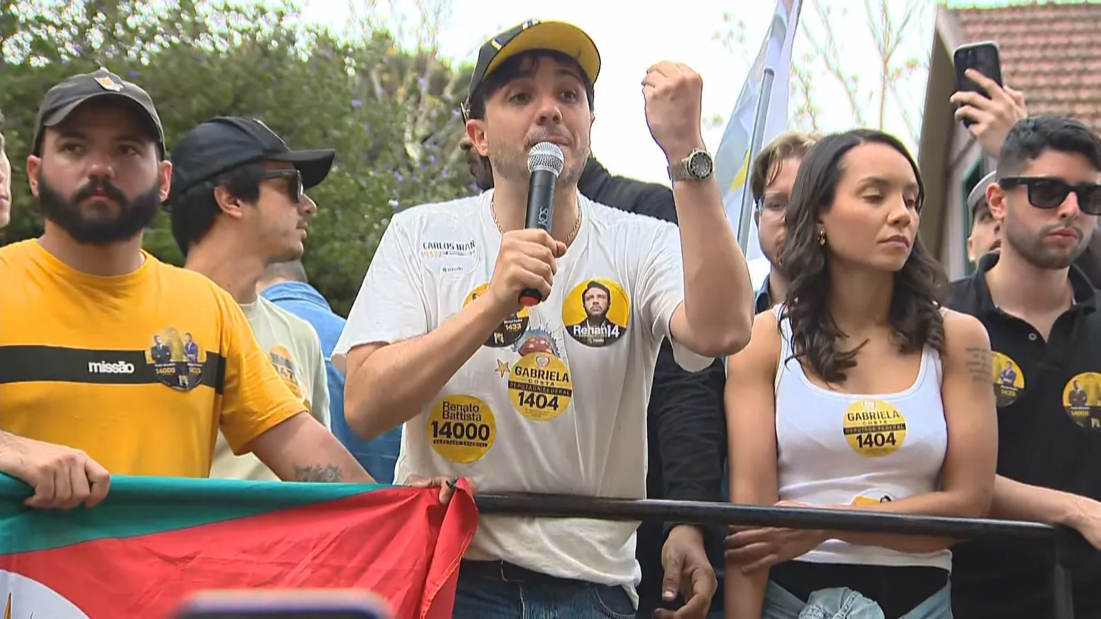 Renan Santos critica Centrão e direita durante agenda no Rio Grande do Sul