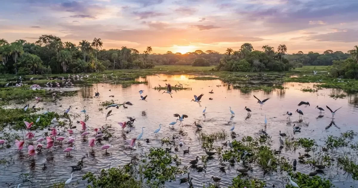 Complexo do Pantanal protege 187.818 hectares de áreas úmidas e fauna rara