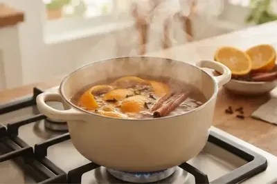 Mistura de laranja e cravo reaproveita cascas e aromatiza ambientes