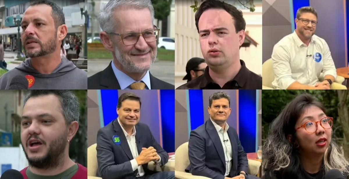 Candidatos ao governo do Paraná apresentam propostas em entrevistas