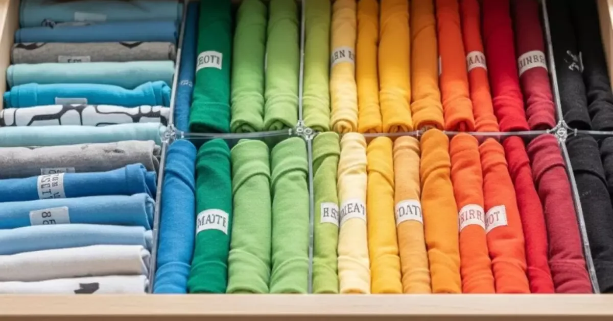 Técnica vertical organiza camisetas e amplia o espaço das gavetas