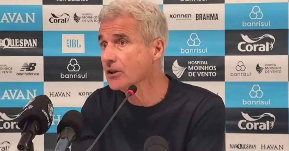 Luís Castro vê derrota do Grêmio para o Vitória como injusta
