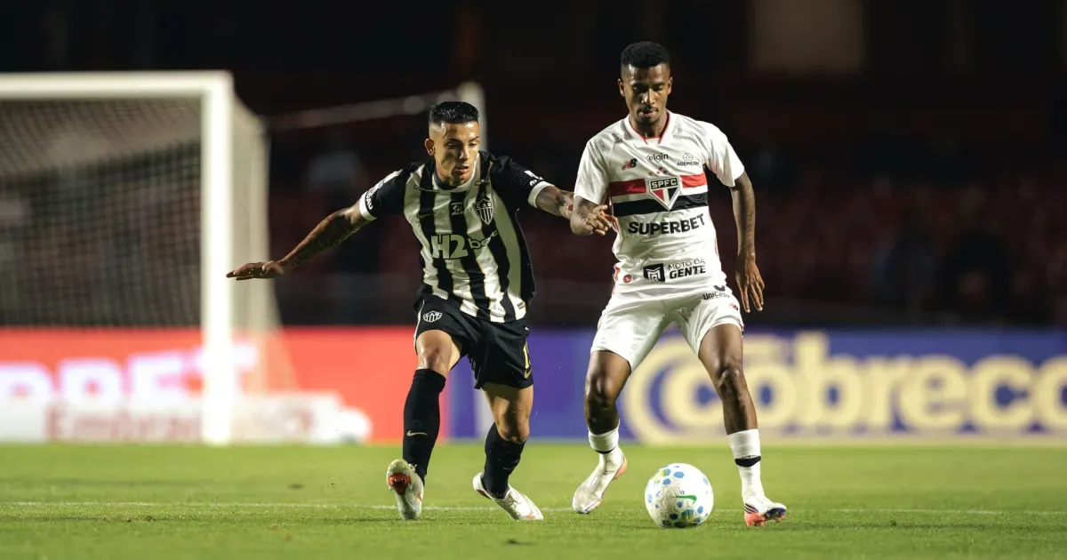 São Paulo derrota Atlético-MG por 2 a 0 e encerra série de 14 jogos sem derrota