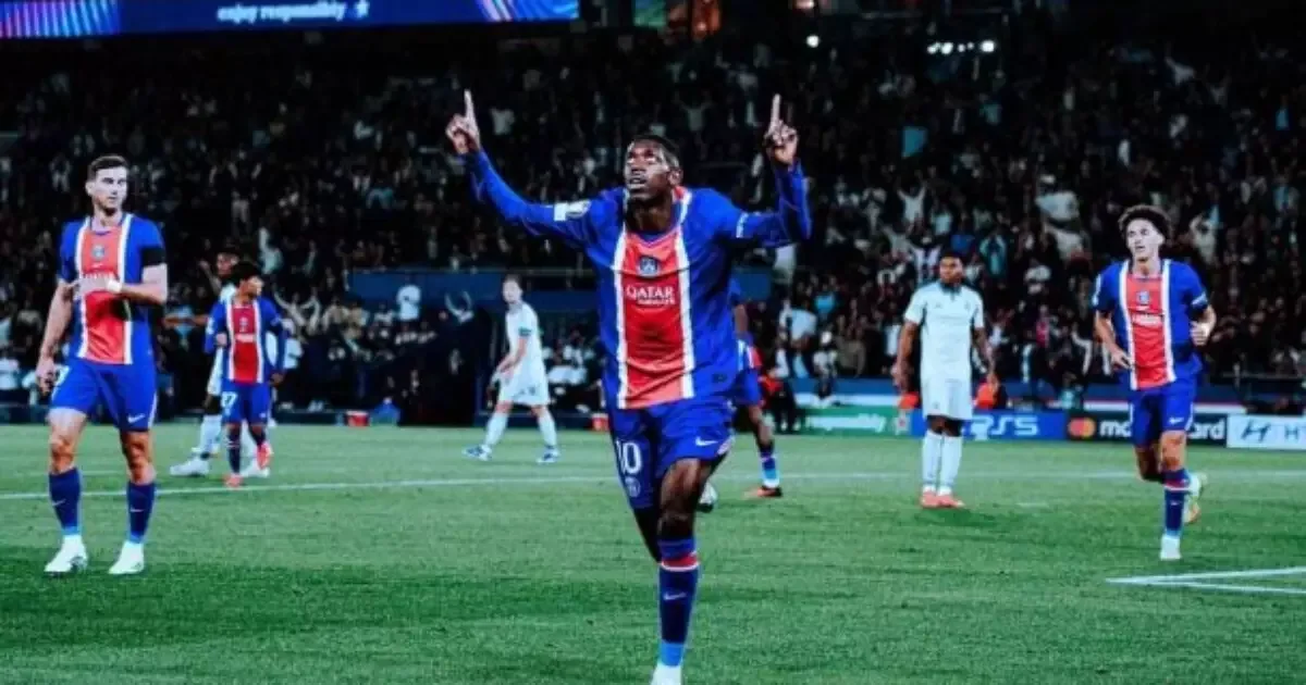 PSG goleia Slovan Bratislava por 6 a 1 na estreia da Liga dos Campeões