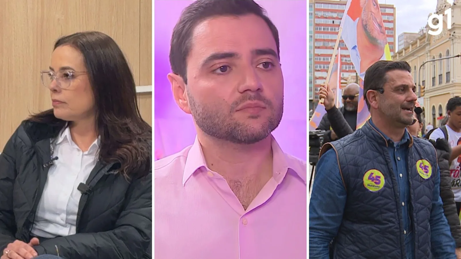 Candidatos ao governo do RS cumprem agendas com entrevistas e atos de campanha