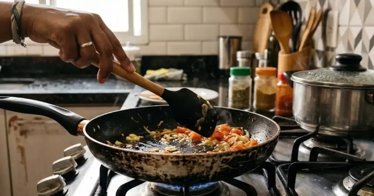 Panela antiaderente: quando o calor e o desgaste exigem cuidado