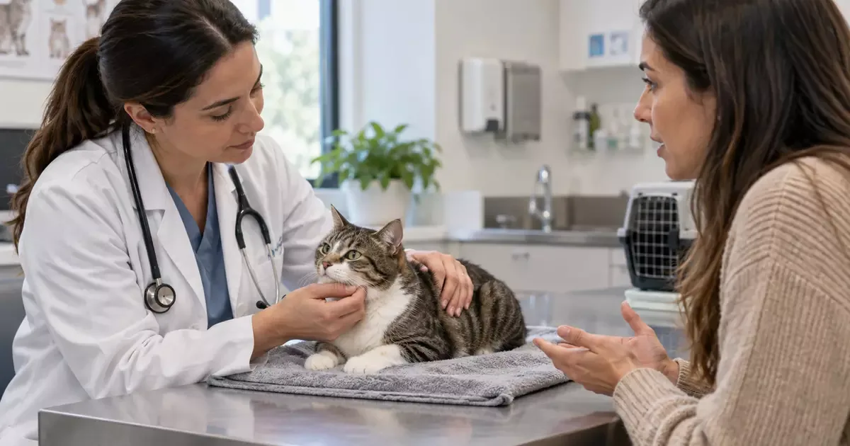 Xixi fora da caixa pode indicar dor ou obstrução urinária em gatos