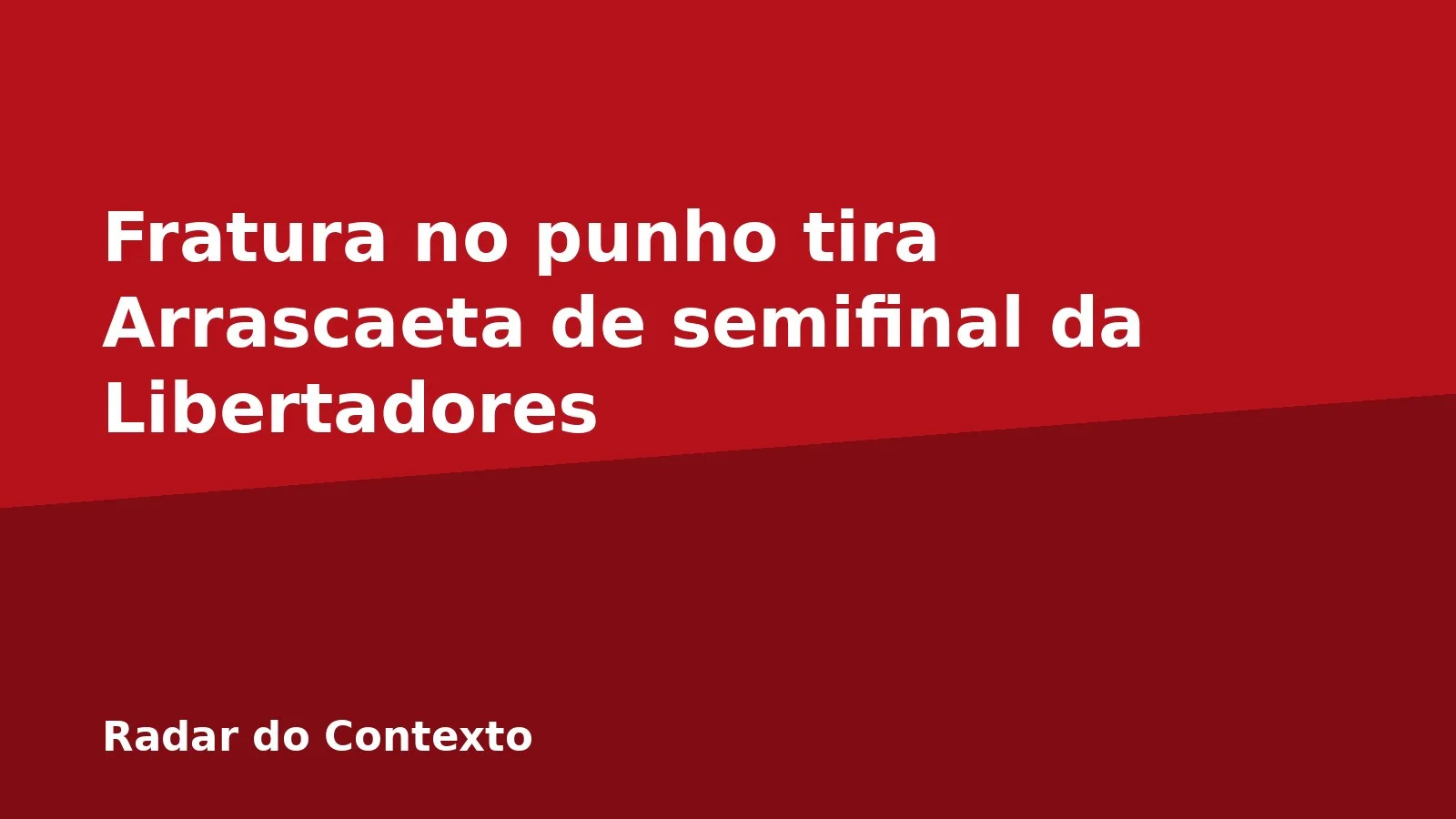 Fratura no punho tira Arrascaeta de semifinal da Libertadores