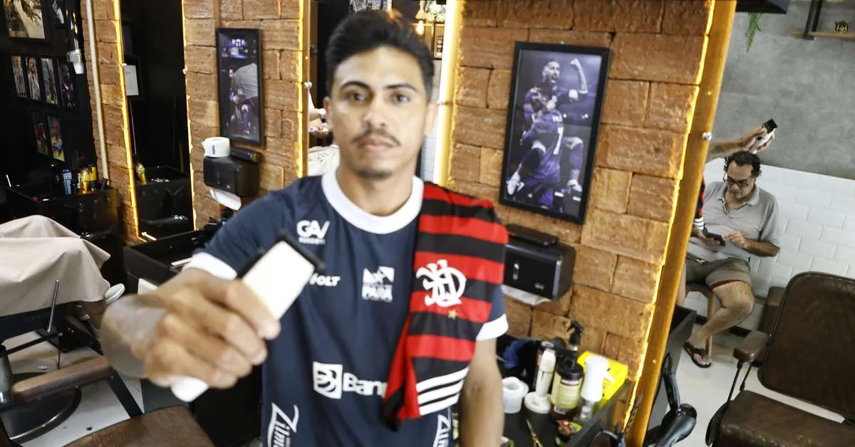 Barbeiro remista e flamenguista escolhe o Remo no duelo deste domingo