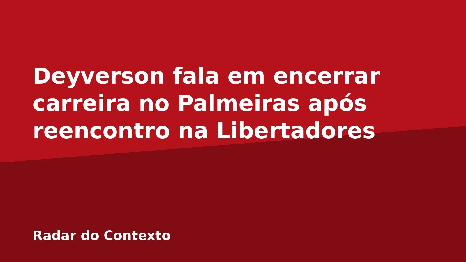 Deyverson fala em encerrar carreira no Palmeiras após reencontro na Libertadores
