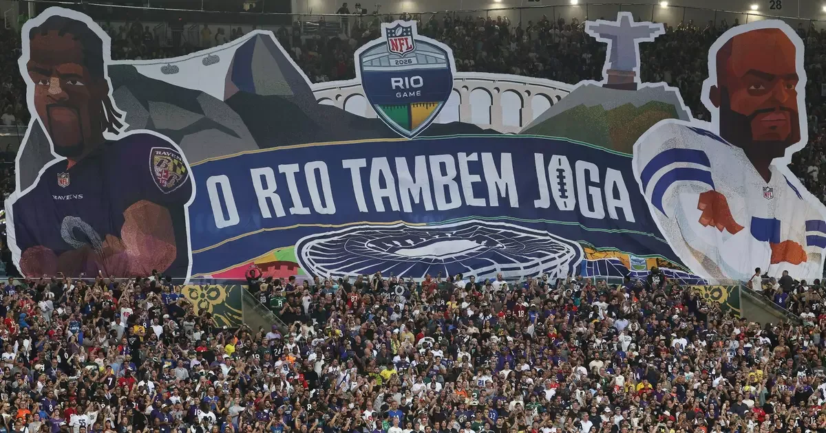 Jogo entre Ravens e Cowboys leva 72.792 pessoas ao Maracanã