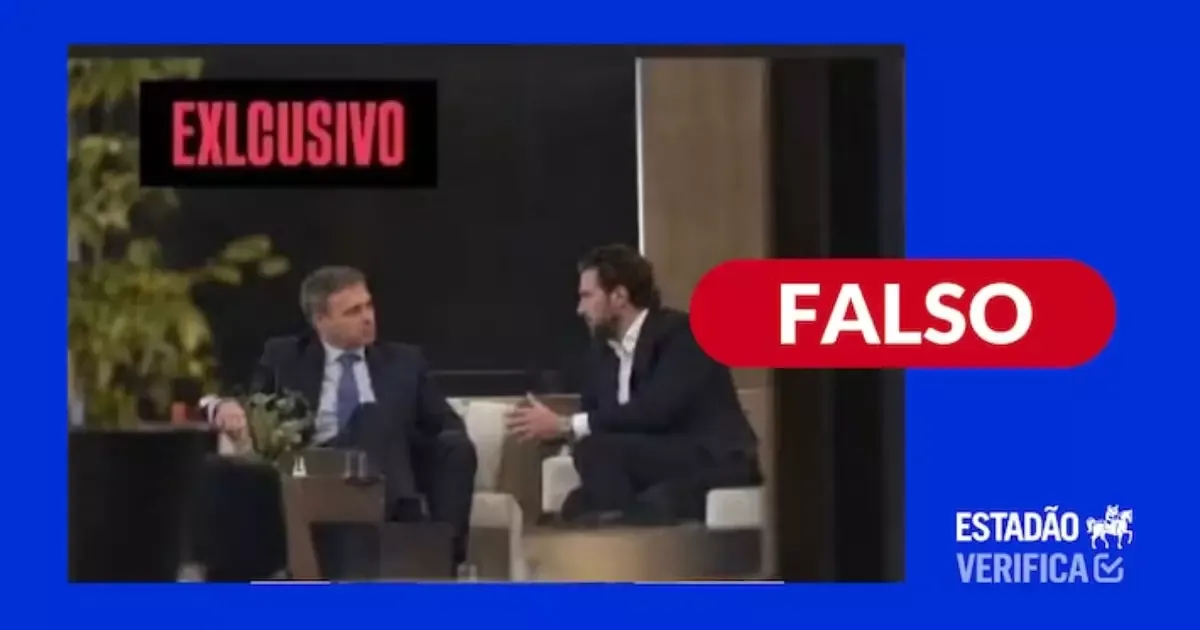 Imagem de Mendonça e Vorcaro é identificada como criação de inteligência artificial