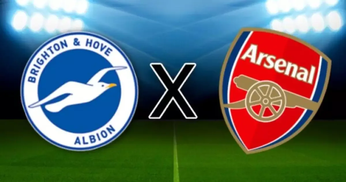 Brighton recebe Arsenal pela Premier League neste sábado